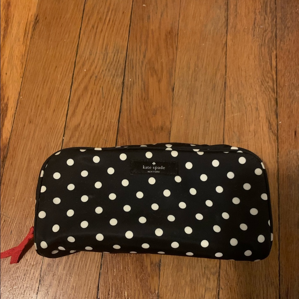 Kate Spade polka dot pouch
